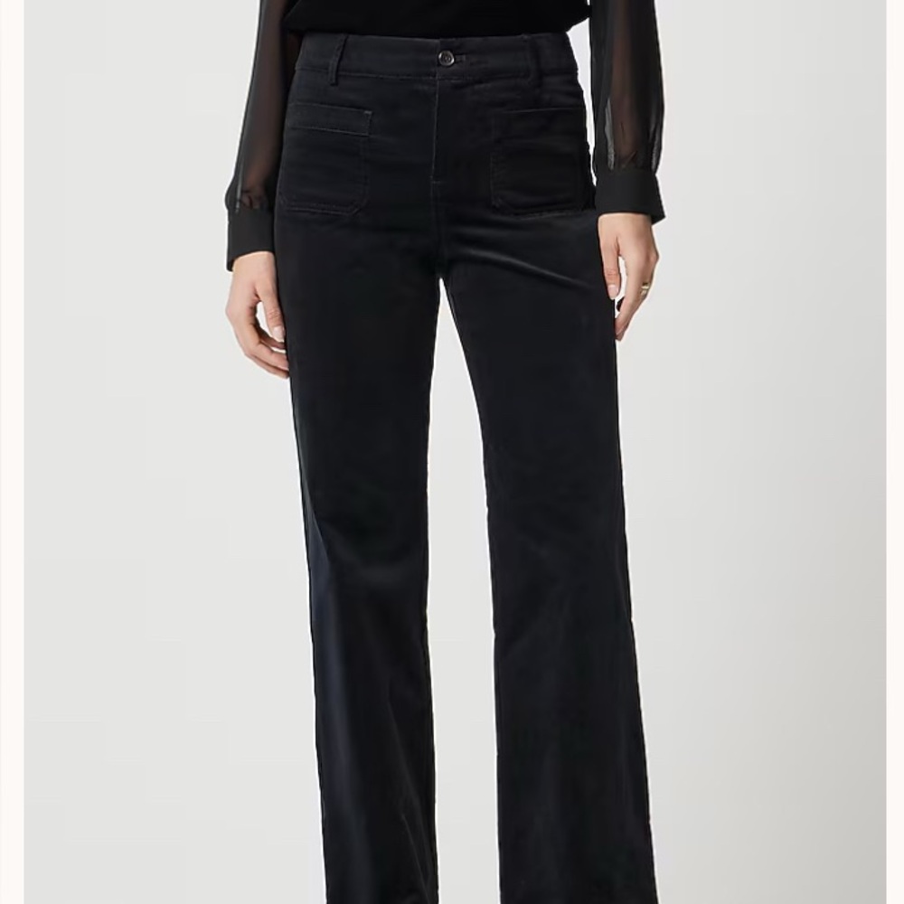J. Crew Charcoal Trousers with front pockets!